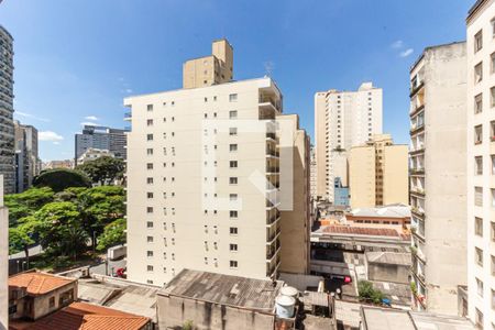 Vista da Varanda de apartamento à venda com 1 quarto, 42m² em Consolação, São Paulo