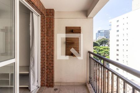 Varanda de apartamento à venda com 1 quarto, 42m² em Consolação, São Paulo