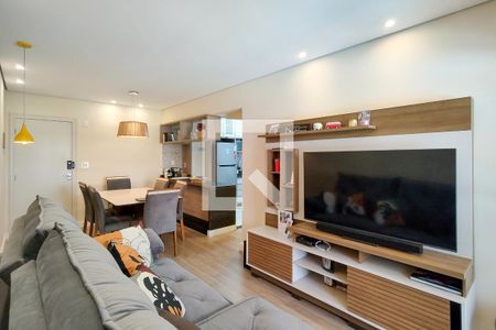 Sala de apartamento para alugar com 2 quartos, 91m² em Canto do Forte, Praia Grande