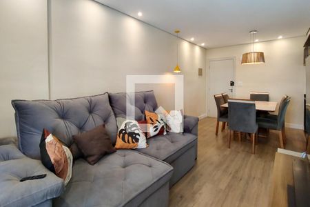 Sala de apartamento para alugar com 2 quartos, 91m² em Canto do Forte, Praia Grande