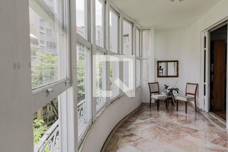 Varanda da Sala de apartamento à venda com 3 quartos, 263m² em Copacabana, Rio de Janeiro
