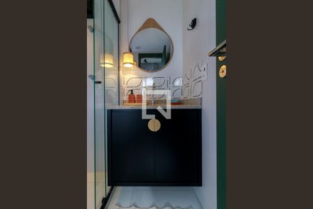 Studio para alugar com 24m², 0 quarto e sem vaga Studio para alugar com 24m², 0 quarto e sem vagaBanheiro