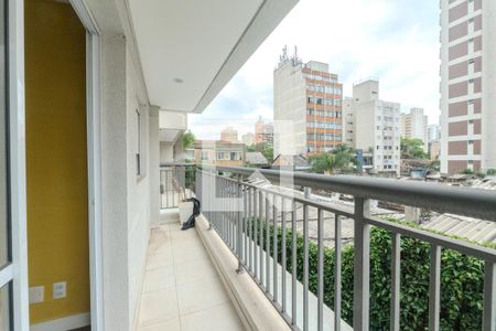 Varanda da Sala de apartamento à venda com 1 quarto, 40m² em Consolação, São Paulo