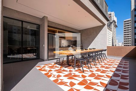 Studio para alugar com 24m², 1 quarto e sem vagaChurrasqueira