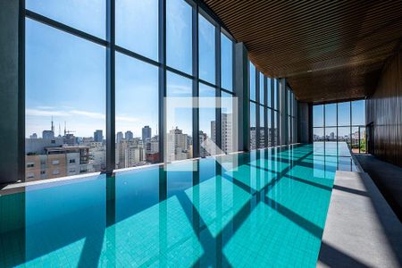 Studio para alugar com 24m², 1 quarto e sem vagaPiscina