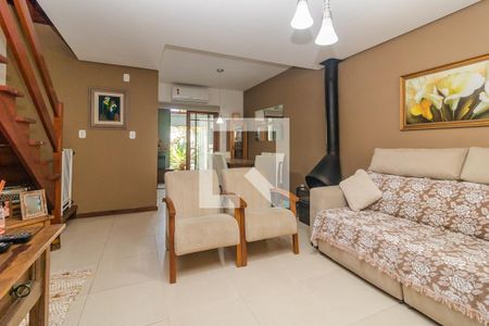 Sala de casa de condomínio à venda com 3 quartos, 217m² em Ipanema, Porto Alegre