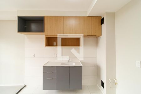 Cozinha de apartamento para alugar com 1 quarto, 28m² em Vila Mazzei, São Paulo