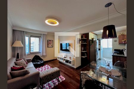 Sala de apartamento para alugar com 2 quartos, 72m² em Campo Belo, São Paulo