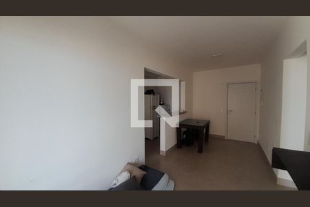 Sala de apartamento para alugar com 1 quarto, 52m² em Aviação, Praia Grande