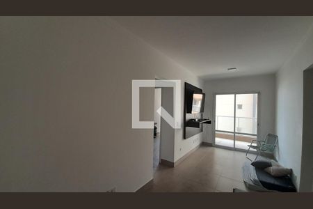 Sala de apartamento para alugar com 1 quarto, 52m² em Aviação, Praia Grande