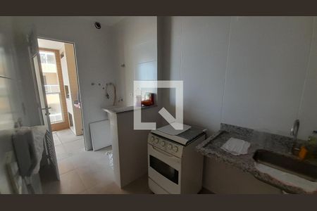 Cozinha de apartamento para alugar com 1 quarto, 52m² em Aviação, Praia Grande