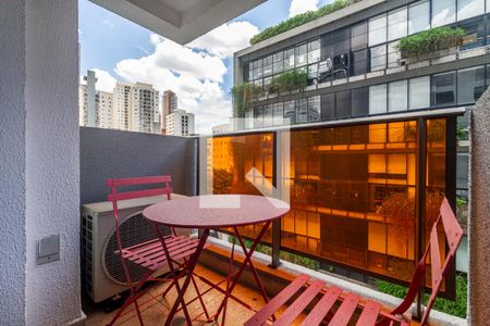 Studio para alugar com 34m², 1 quarto e 1 vagaVaranda