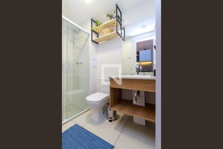 Studio para alugar com 29m², 0 quarto e sem vaga Studio para alugar com 29m², 0 quarto e sem vagaBanheiro