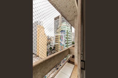 Varanda de apartamento à venda com 1 quarto, 30m² em Centro Histórico de São Paulo, São Paulo