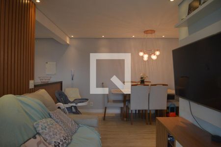 Sala de apartamento à venda com 2 quartos, 59m² em Vila São Pedro, Santo André
