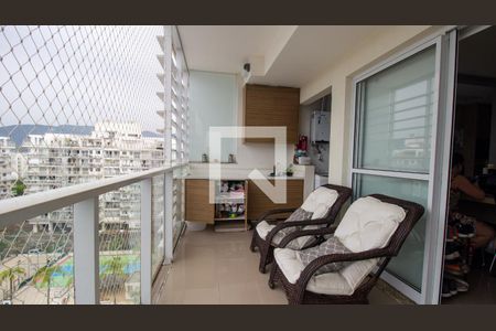 Varanda de apartamento para alugar com 3 quartos, 195m² em Recreio dos Bandeirantes, Rio de Janeiro