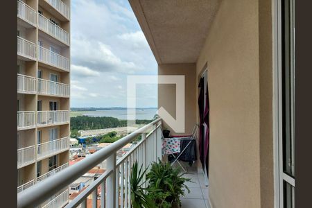 Varanda da Sala de apartamento à venda com 1 quarto, 37m² em Socorro, São Paulo