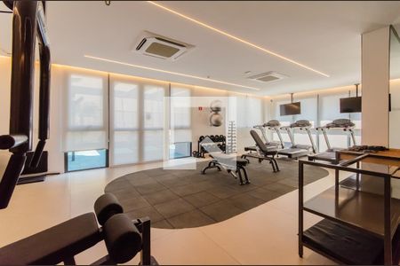 Apartamento à venda com 40m², 1 quarto e 1 vaga Apartamento à venda com 40m², 1 quarto e 1 vagaÁrea comum - Academia