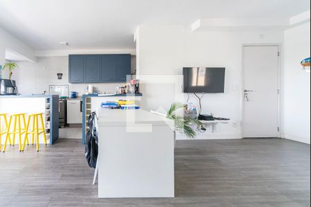 Sala de apartamento à venda com 2 quartos, 65m² em Vila Eldízia, Santo André