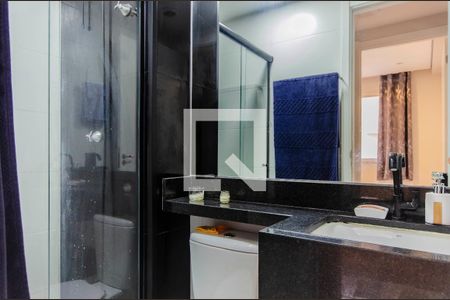 Banheiro de kitnet/studio à venda com 2 quartos, 37m² em Cambuci, São Paulo