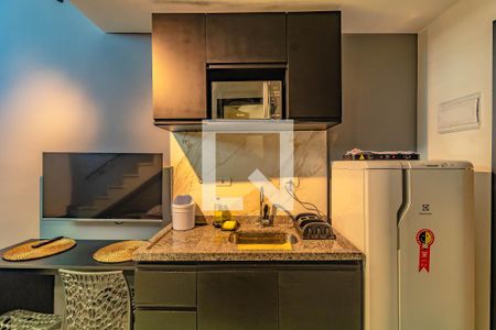Cozinha de apartamento para alugar com 1 quarto, 45m² em Vila Santa Catarina, São Paulo