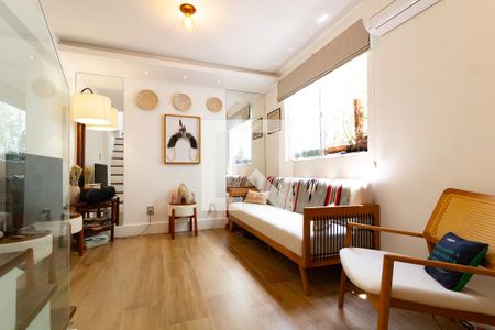 sala de apartamento à venda com 2 quartos, 71m² em Leblon, Rio de Janeiro