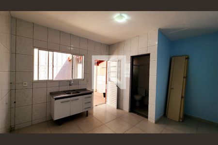Sala/Cozinha de casa para alugar com 1 quarto, 46m² em Parque Residencial Jundiaí, Jundiaí