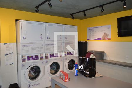 Apartamento para alugar com 28m², 1 quarto e sem vagaLavanderia