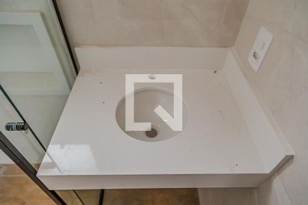 Casa de condomínio à venda com 148m², 2 quartos e 2 vagasBanheiro da Suíte 1 - Pia