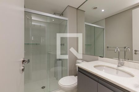 Banheiro de kitnet/studio à venda com 1 quarto, 27m² em Vila Buarque, São Paulo