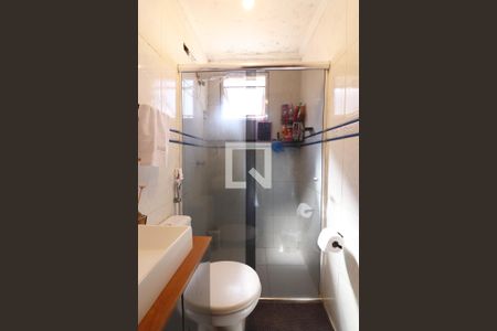 Banheiro Social de apartamento à venda com 2 quartos, 49m² em Baeta Neves, São Bernardo do Campo