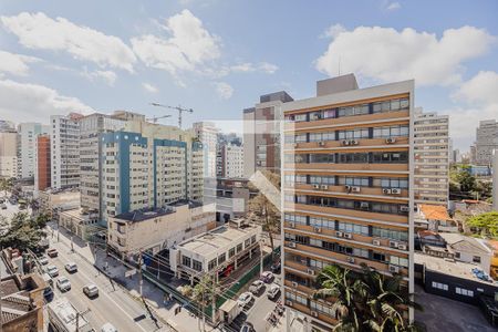 Vista da Varanda Sala de apartamento para alugar com 1 quarto, 38m² em Jardim Paulista, São Paulo