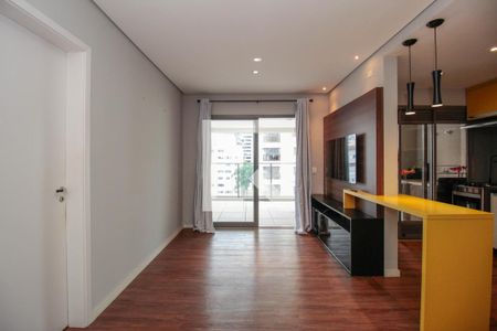 Sala  de apartamento para alugar com 1 quarto, 68m² em Pinheiros, São Paulo