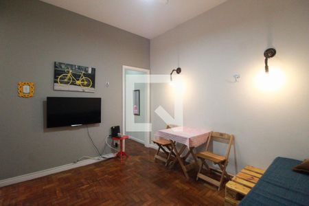 Sala de apartamento para alugar com 1 quarto, 50m² em Copacabana, Rio de Janeiro