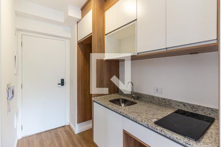 Cozinha de kitnet/studio à venda com 1 quarto, 25m² em Santa Ifigênia, São Paulo