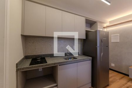 Sala/Cozinha de apartamento para alugar com 1 quarto, 25m² em Bela Vista, São Paulo