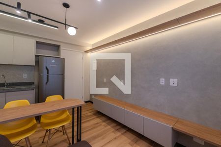 Sala/Cozinha de apartamento para alugar com 1 quarto, 25m² em Bela Vista, São Paulo