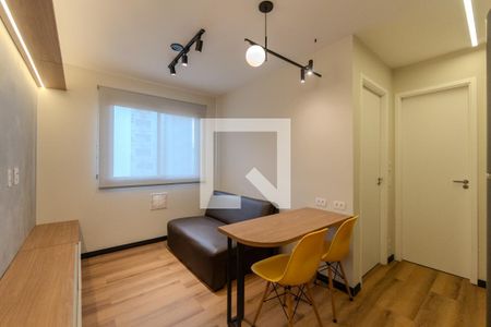 Sala/Cozinha de apartamento para alugar com 1 quarto, 25m² em Bela Vista, São Paulo