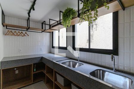 Studio para alugar com 22m², 1 quarto e sem vaga Studio para alugar com 22m², 1 quarto e sem vagaLavanderia