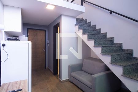 Sala/Cozinha de apartamento à venda com 1 quarto, 45m² em Vila Santa Catarina, São Paulo