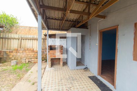 Área de Serviço e churrasqueira de casa para alugar com 2 quartos, 60m² em São Miguel, São Leopoldo