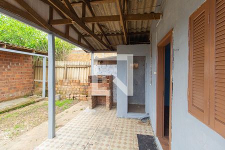 Área de Serviço e churrasqueira de casa para alugar com 2 quartos, 60m² em São Miguel, São Leopoldo