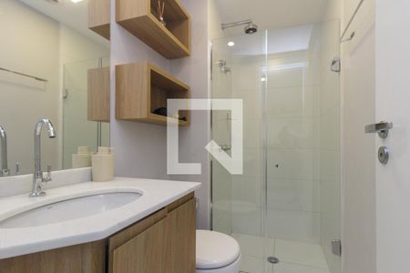 Studio para alugar com 27m², 1 quarto e sem vagaBanheiro