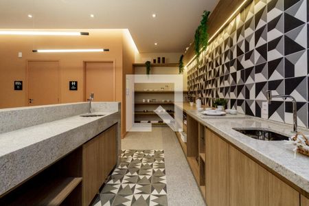 Studio para alugar com 27m², 1 quarto e sem vagaÁrea comum - Salão de festas