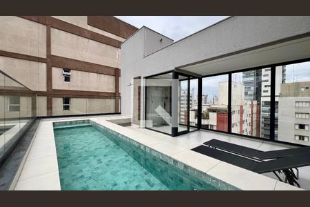 Studio à venda com 25m², 1 quarto e sem vagaPiscina