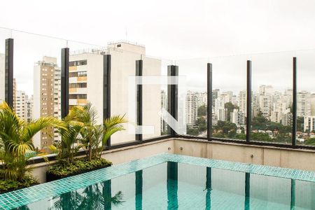 Studio à venda com 30m², 1 quarto e sem vagaPiscina