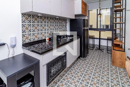 Studio à venda com 30m², 1 quarto e sem vagaCozinha