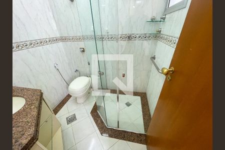 Banheiro da Quarto 2 - Suíte de apartamento à venda com 4 quartos, 240m² em Eldorado, Contagem