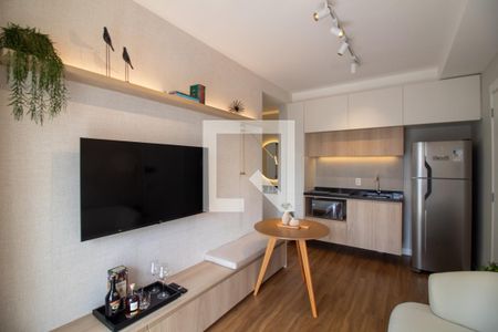 Sala de apartamento à venda com 1 quarto, 31m² em Jardim das Acacias, São Paulo