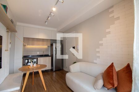 Sala de apartamento à venda com 1 quarto, 31m² em Jardim das Acacias, São Paulo